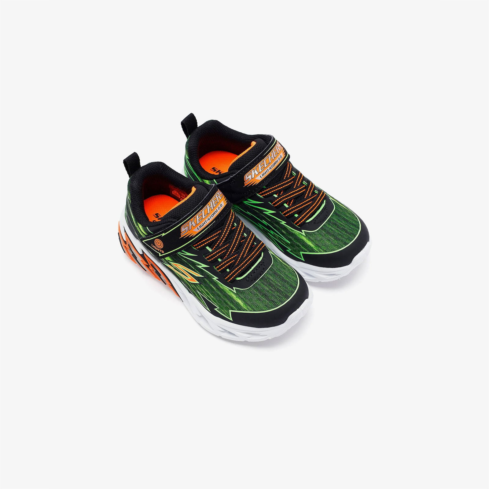 Skechers Light Storm 2.0 Bolt-Brights Çocuk Siyah Spor Ayakkabı