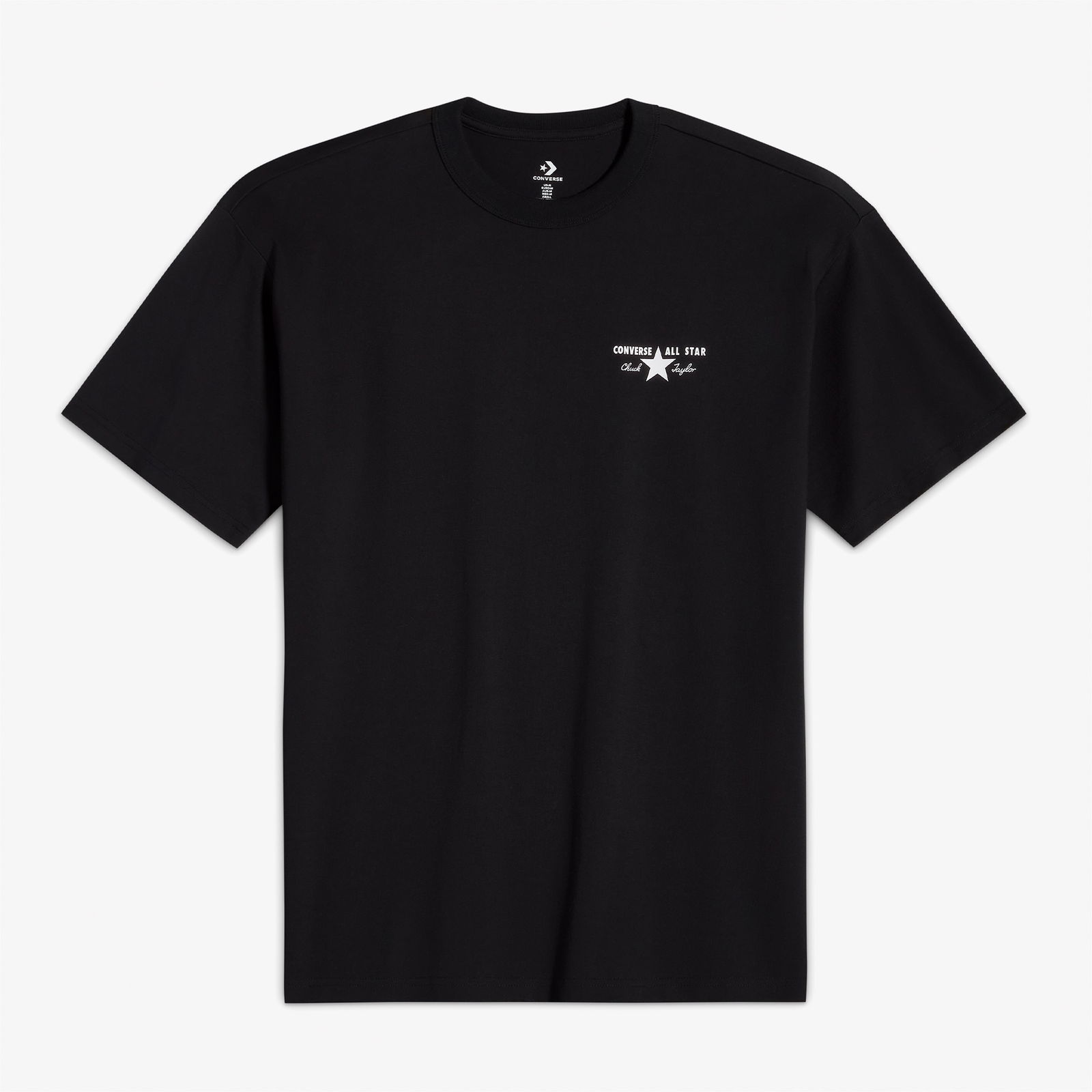 Converse Erkek Grafik Baskılı Siyah T-Shirt