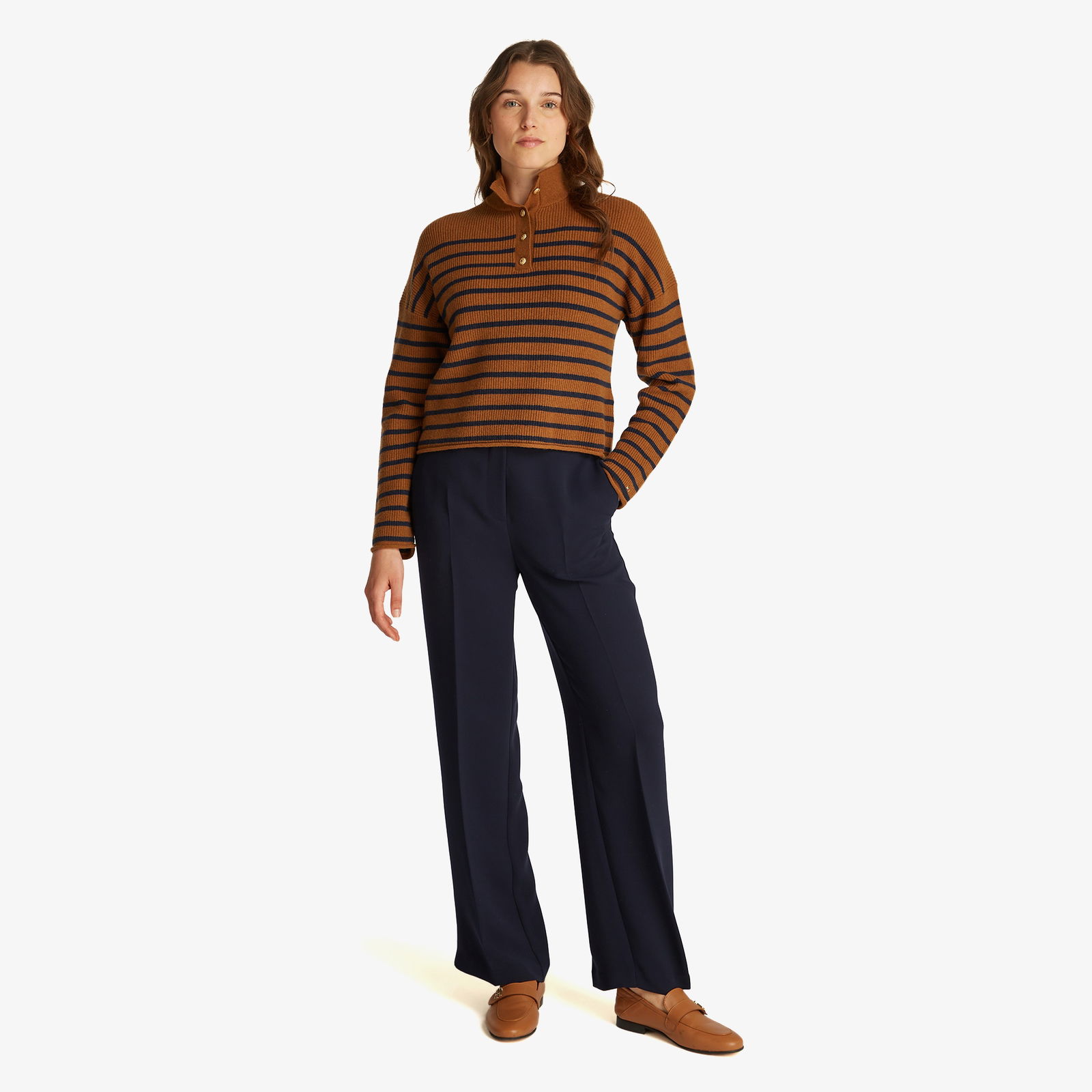 Tommy Hilfiger Kadın Kahverengi Polo