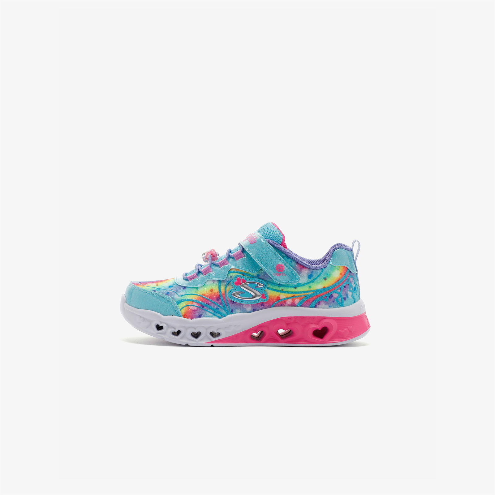 Skechers Flutter Heart Lights Çocuk Işıklı Mavi Sneaker