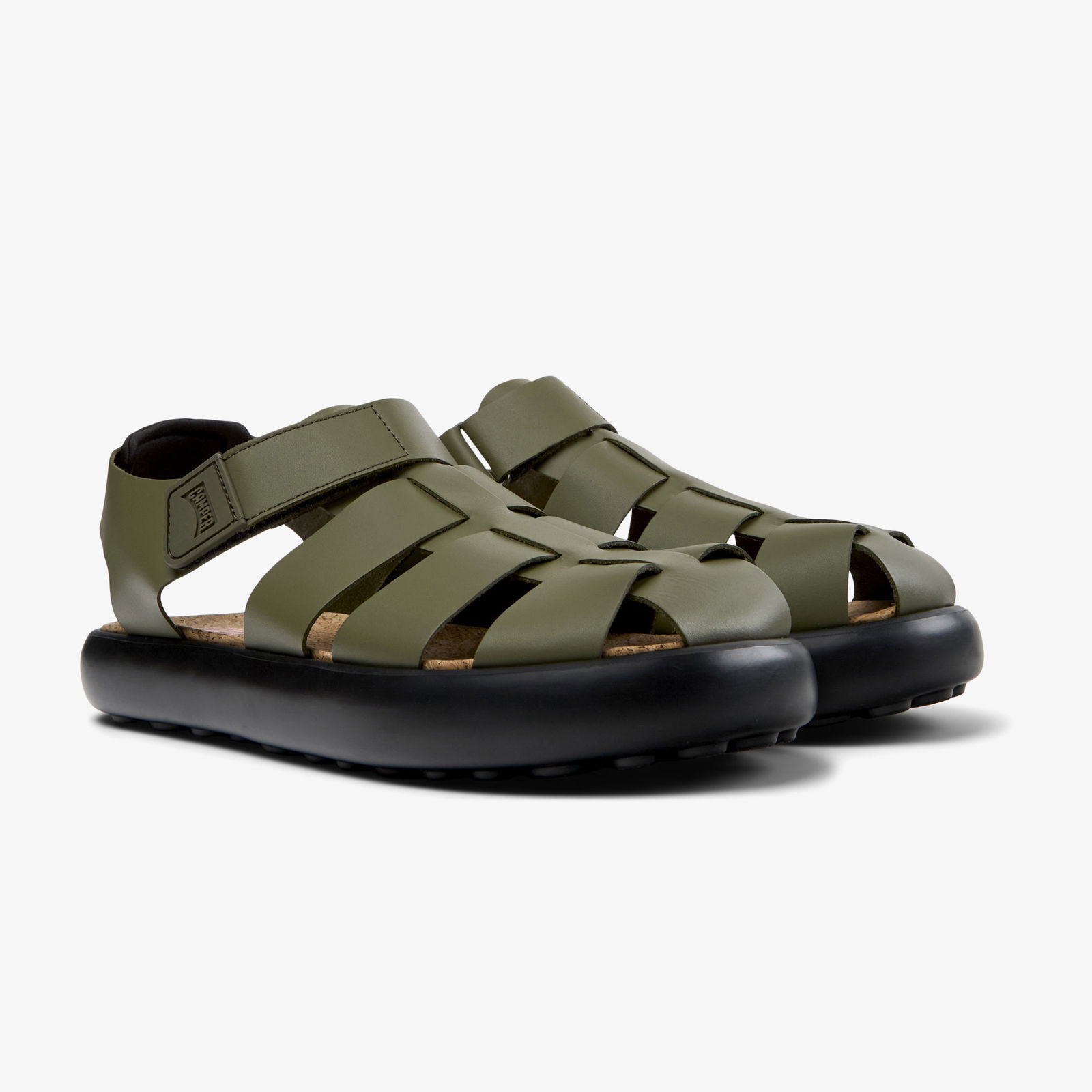 Camper Pelotas Flota Sandal Erkek Yeşil Sandalet