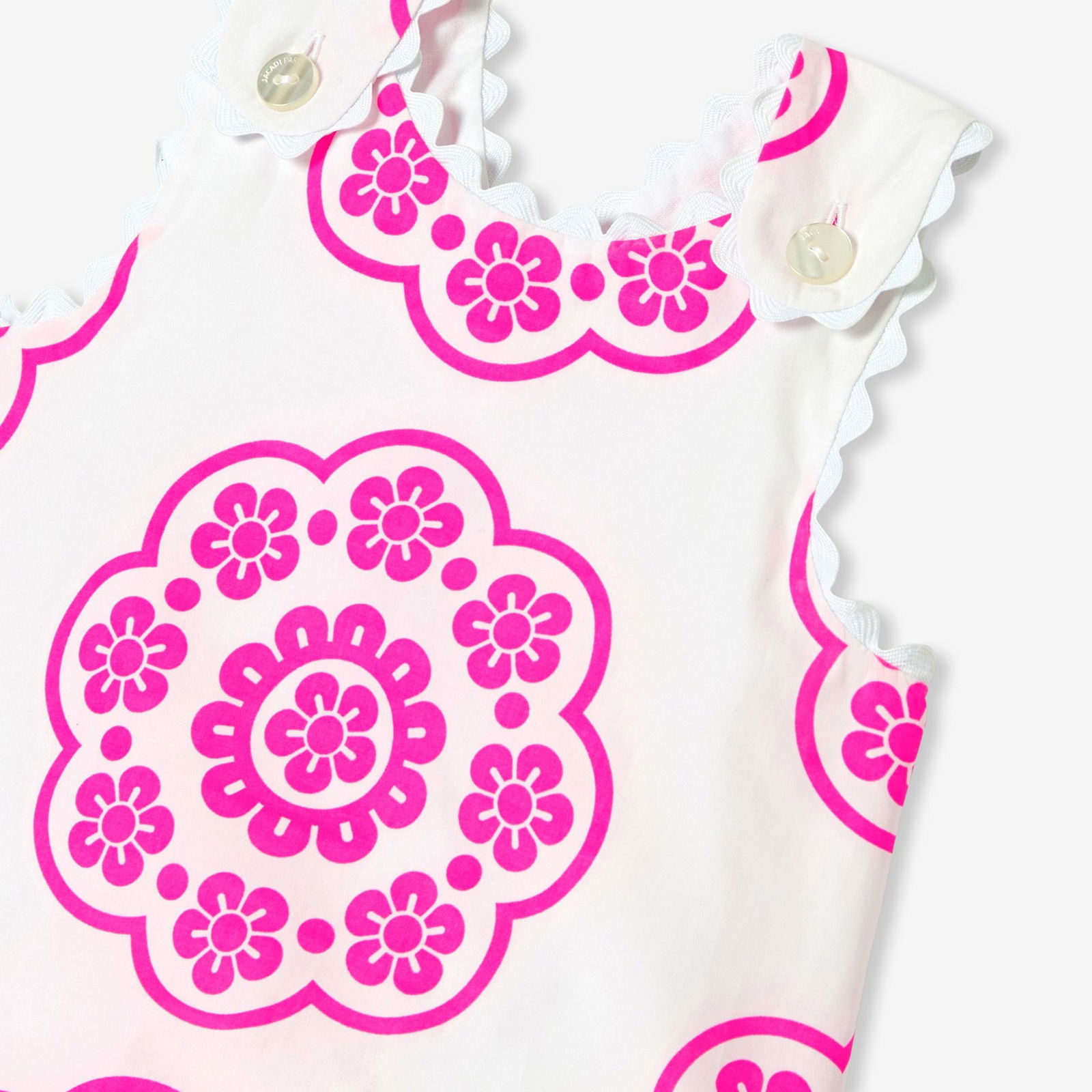 Jacadi Paris Kız Bebek Desenli Şortlu İkili Set