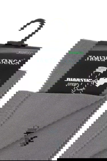  Tamer Tanca Erkek Bambu Gri Diyabet Çorap