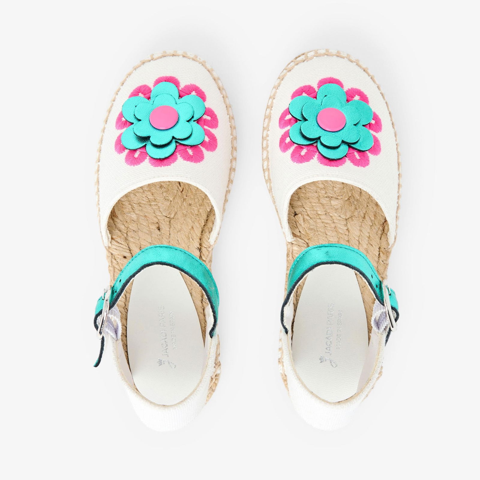 Jacadi Paris Kız Çocuk Çiçek Motifli Espadril