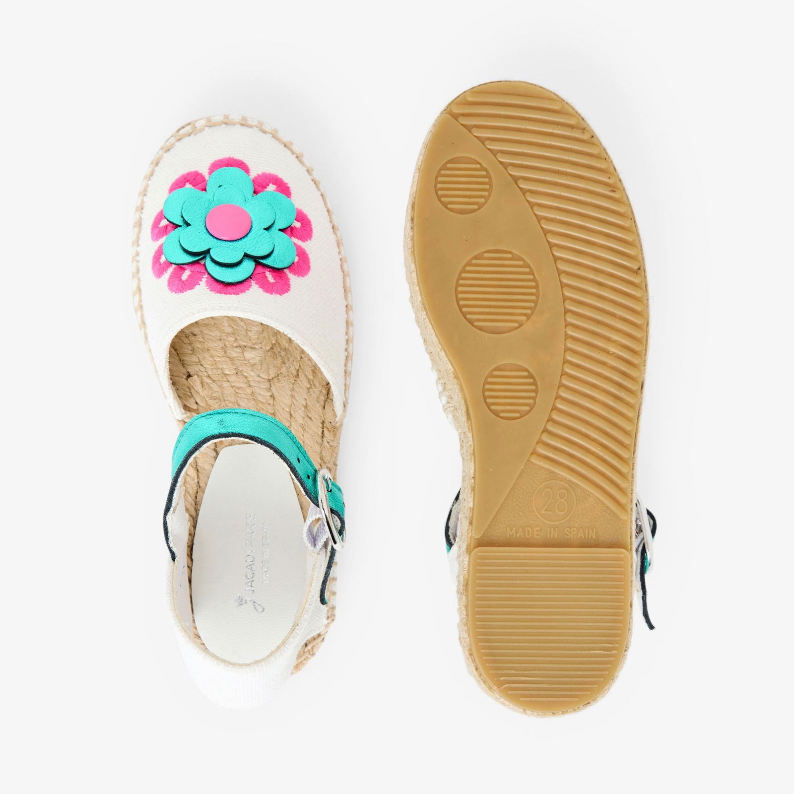 Jacadi Paris Kız Çocuk Çiçek Motifli Espadril