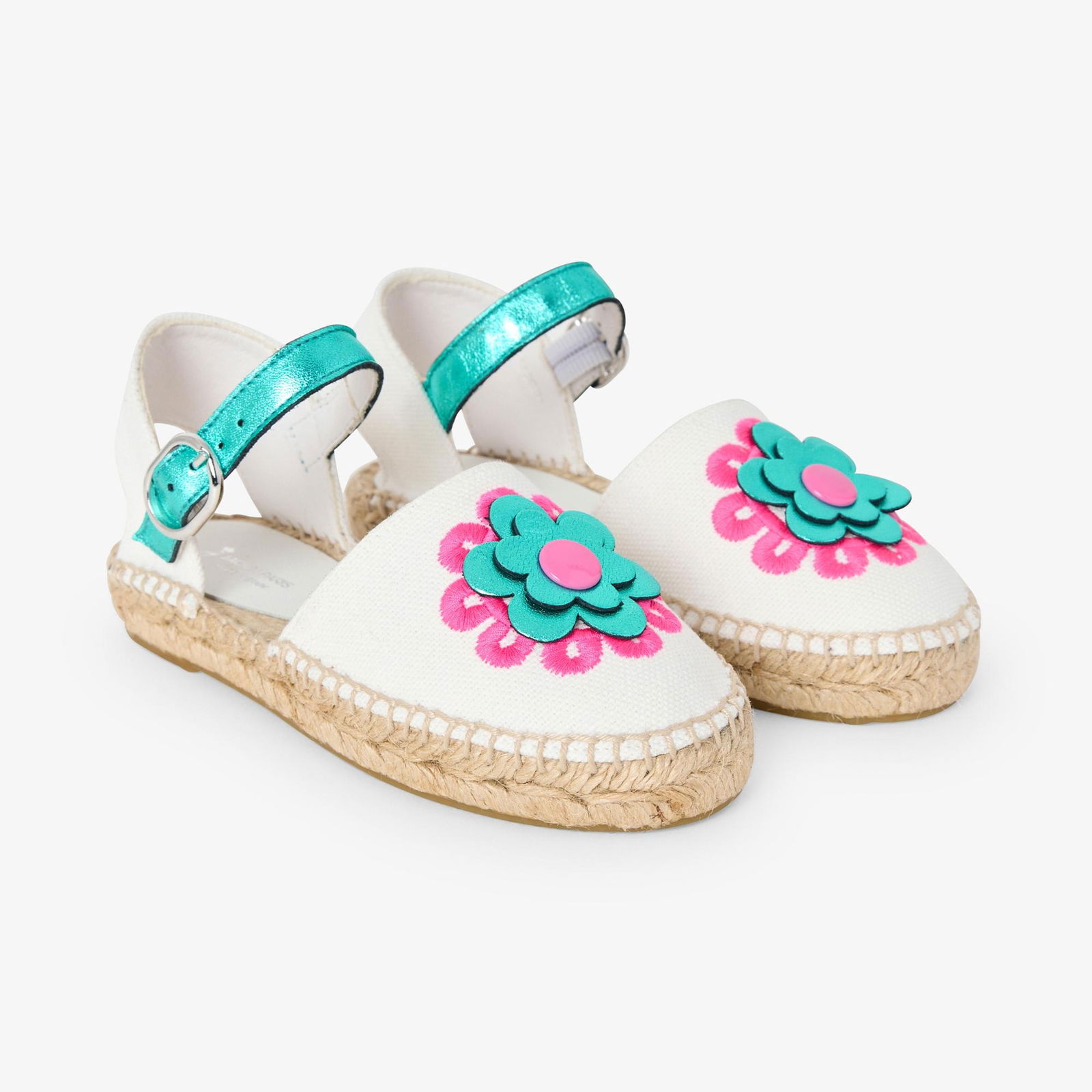 Jacadi Paris Kız Çocuk Çiçek Motifli Espadril