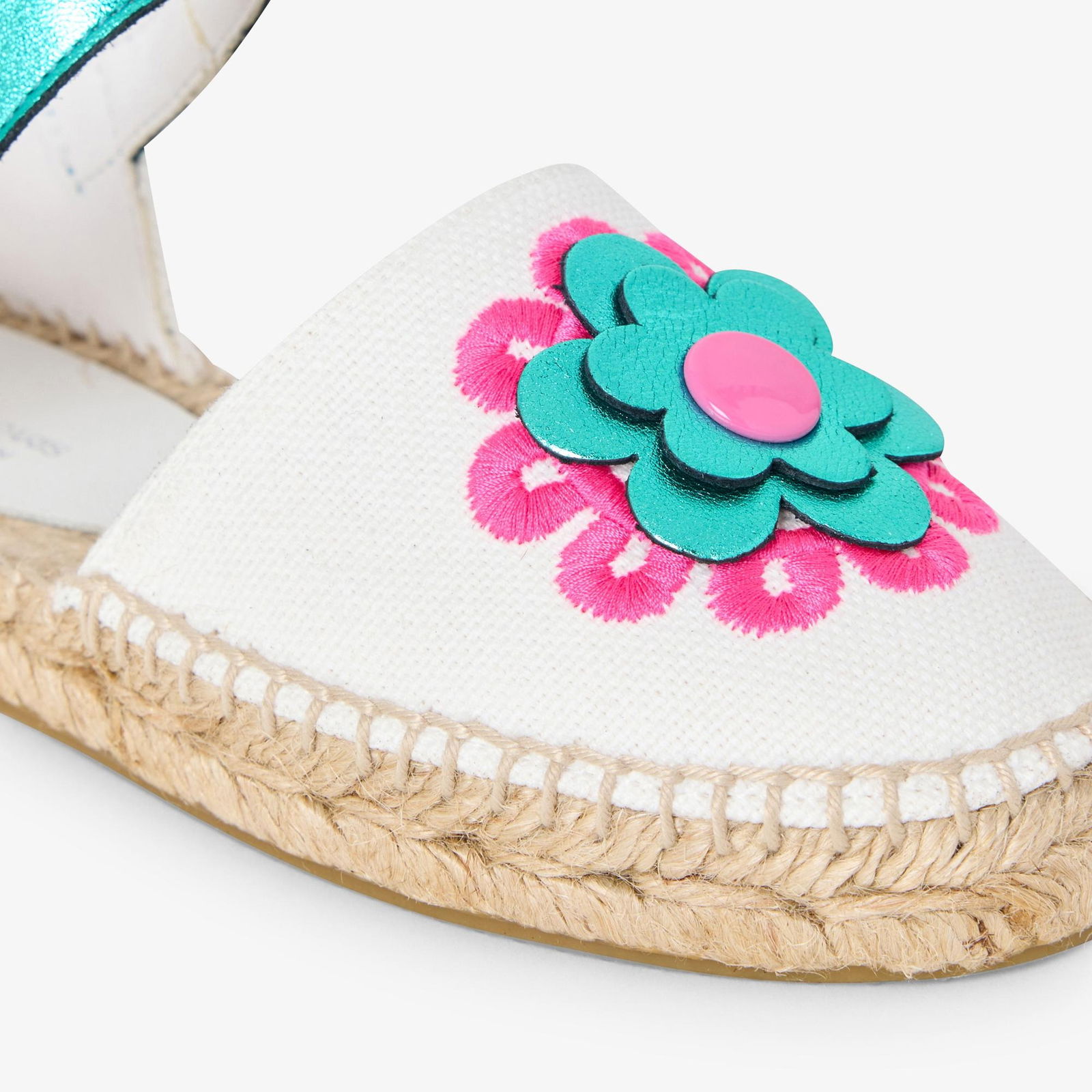 Jacadi Paris Kız Çocuk Çiçek Motifli Espadril