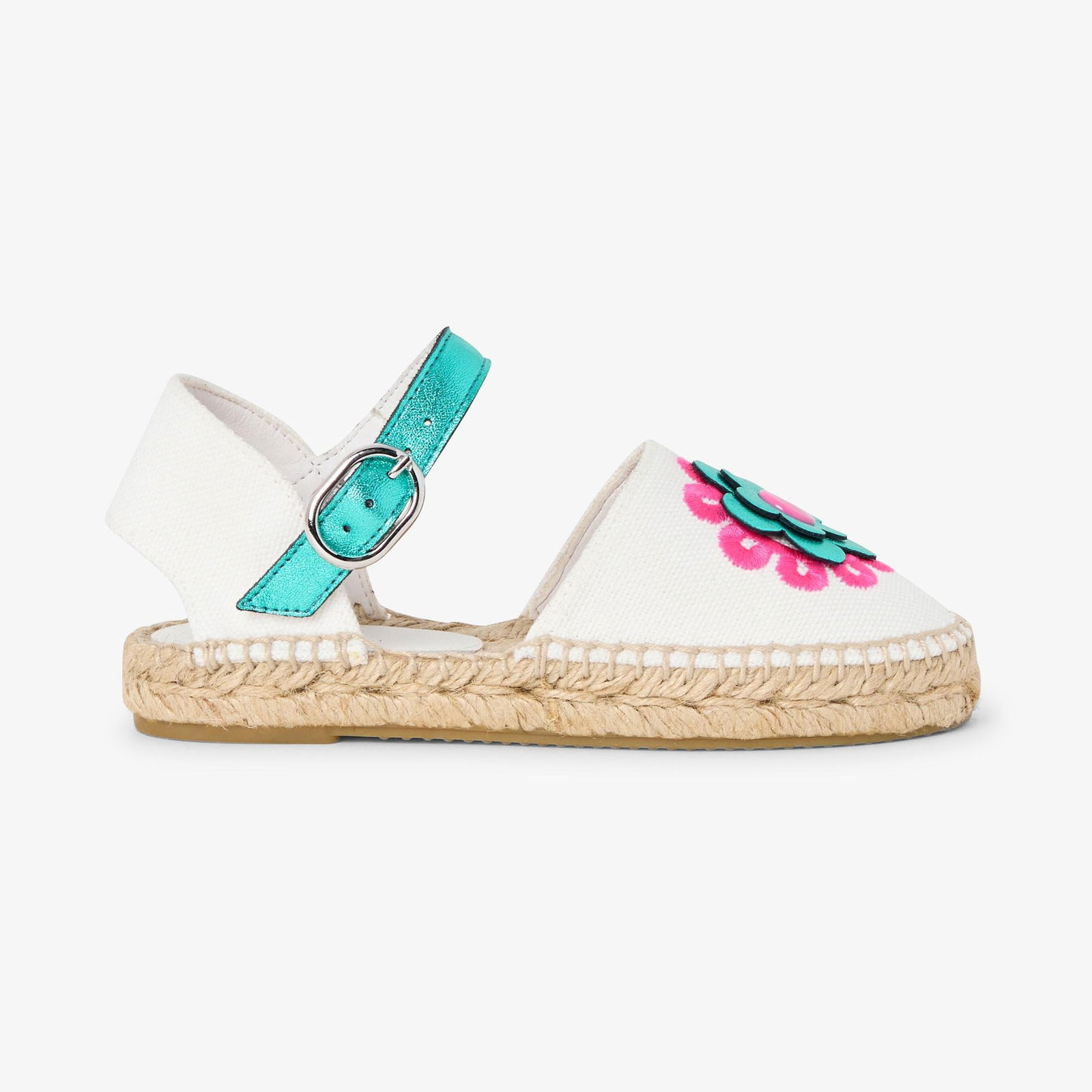 Jacadi Paris Kız Çocuk Çiçek Motifli Espadril