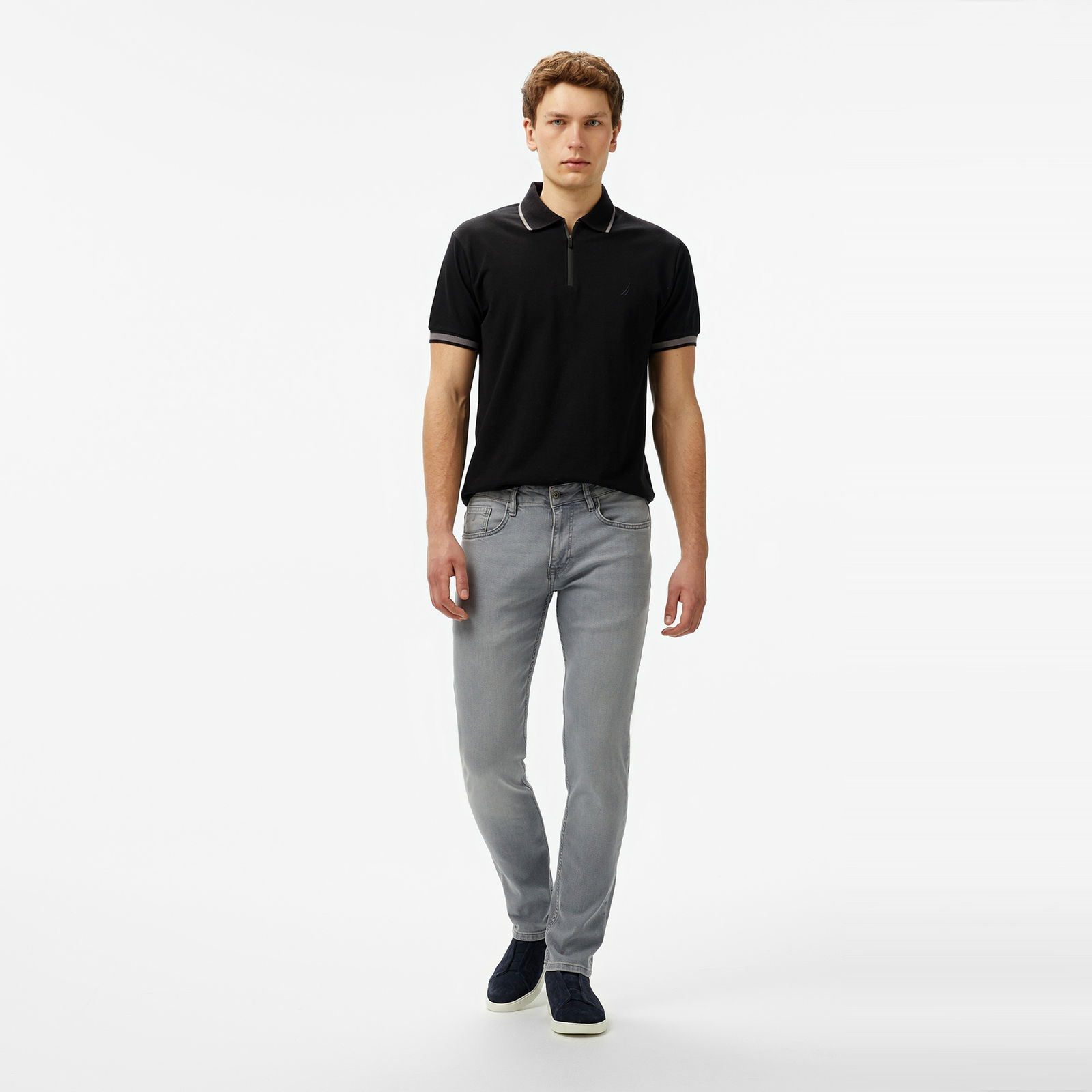 Nautica Erkek Bej Jogger Keten Pantolon
