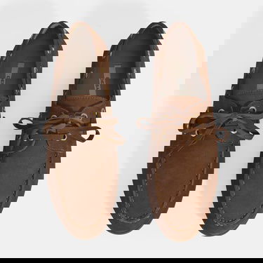  Limited Edition Kadın Taba Bağcık Detaylı Süet Loafer