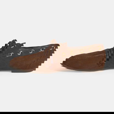  Limited Edition Kadın Taba Bağcık Detaylı Süet Loafer