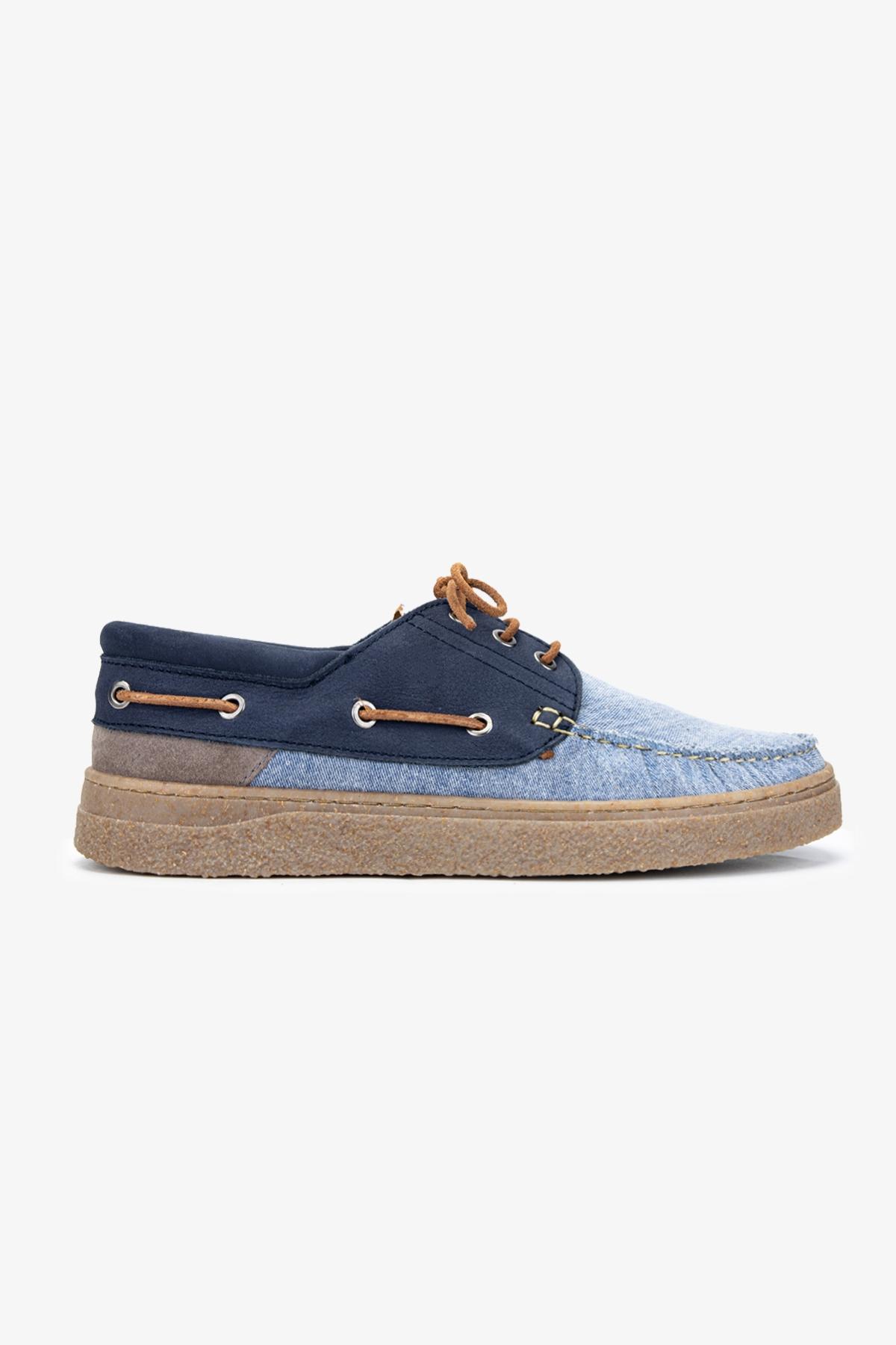 Valmenti Aegis Erkek Jeans / Marine Deri & Tekstil Casual Ayakkabı