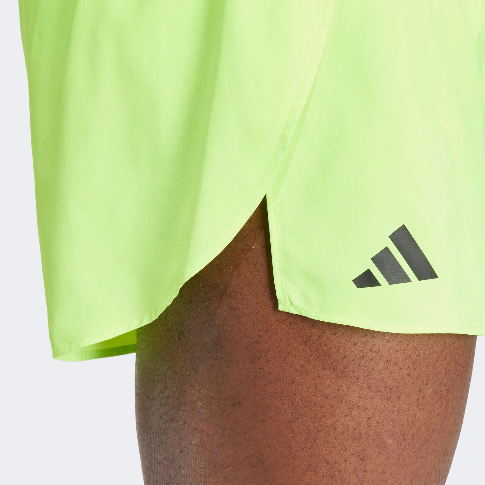 adidas Adizero Essentials Split Erkek Yeşil Koşu Şortu
