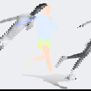  adidas Adizero Essentials Split Erkek Yeşil Koşu Şortu
