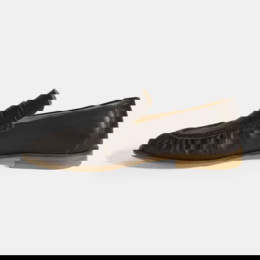  Kadın Kahve Slip-On Deri Loafer