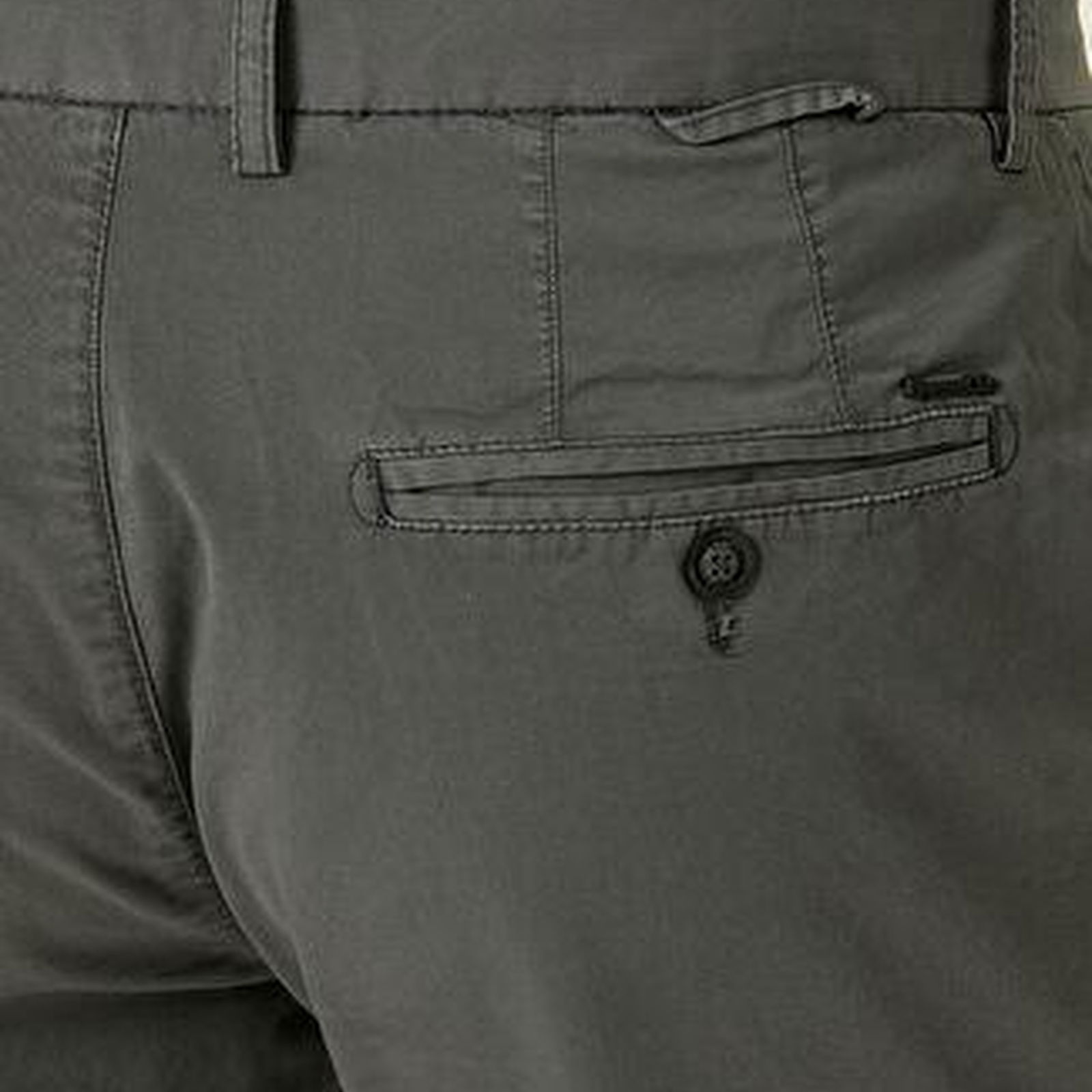 Slim Fit Antrasit Twill Şort