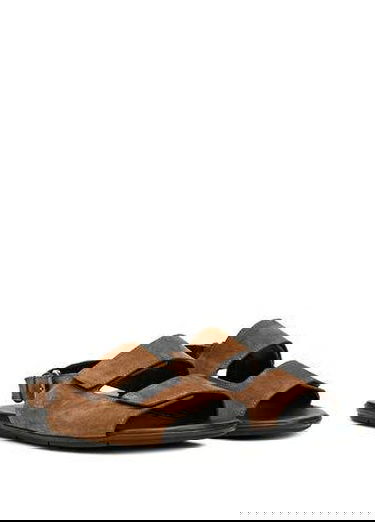  Taba Erkek Deri Sandalet