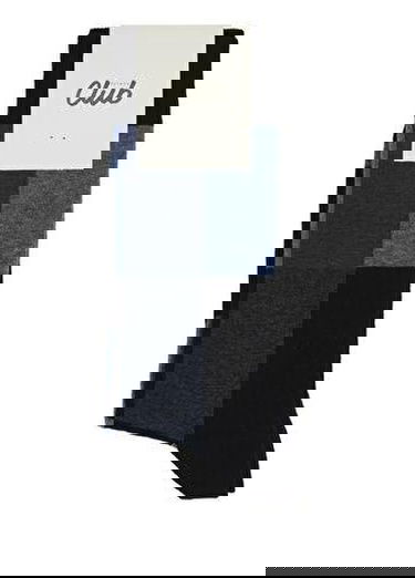  Lacivert Blok Desenli Erkek Çorap