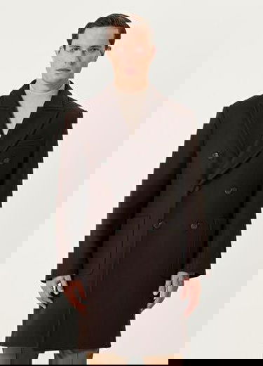  Bordo Kruvaze Palto