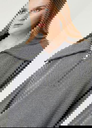  Gri Melanj Oversize Sweatshirt