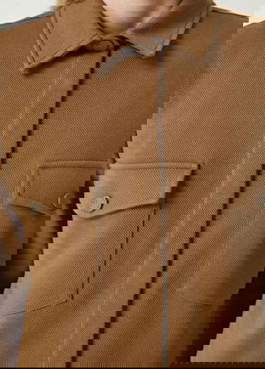  Camel Gömlek Formlu Sweatshirt