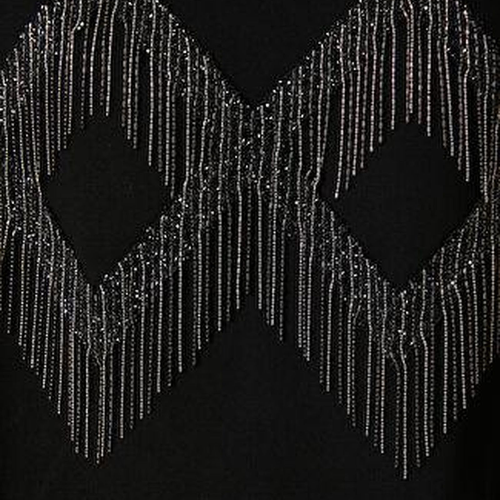 Siyah Zincir Detaylı Sweatshirt