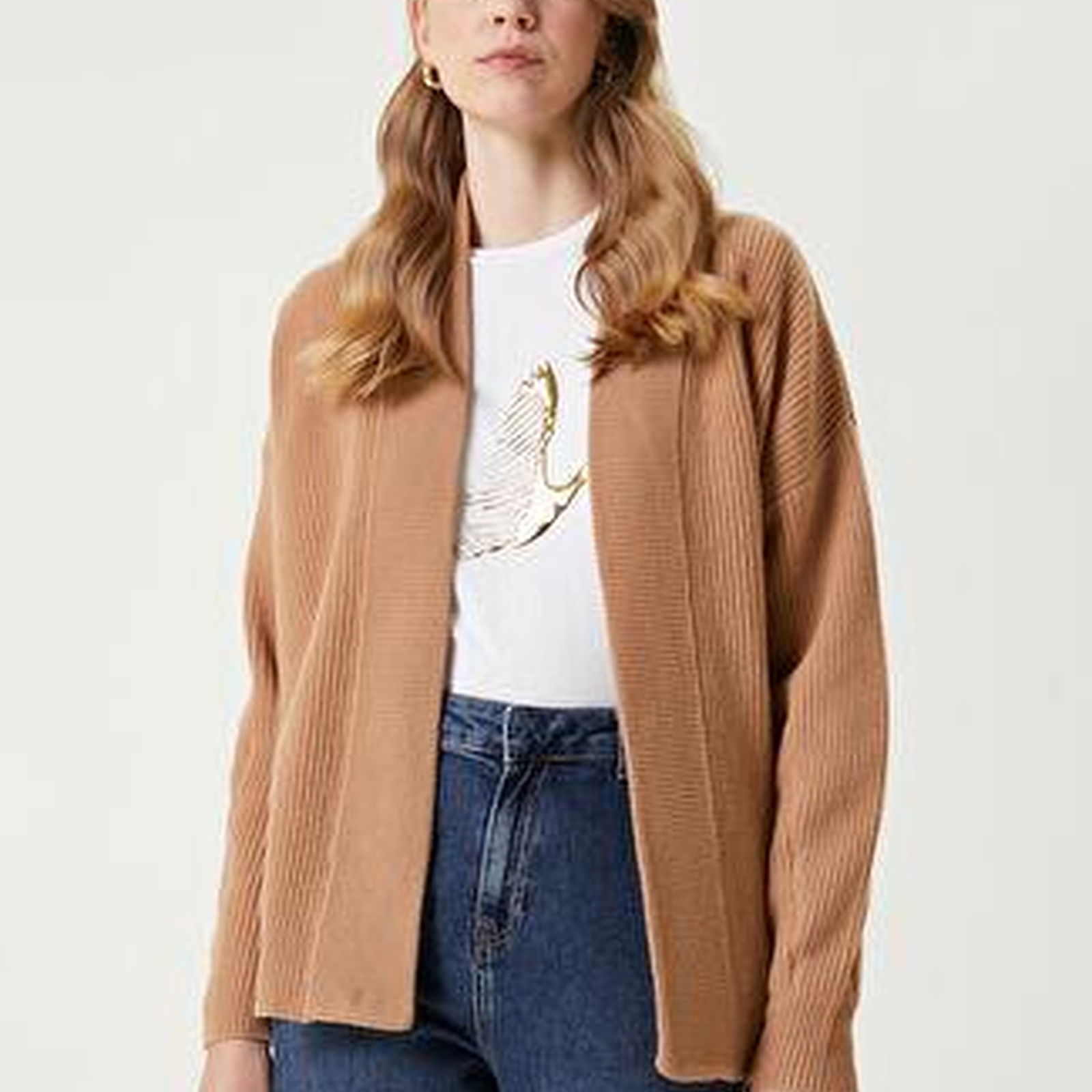 Camel Yün Hırka
