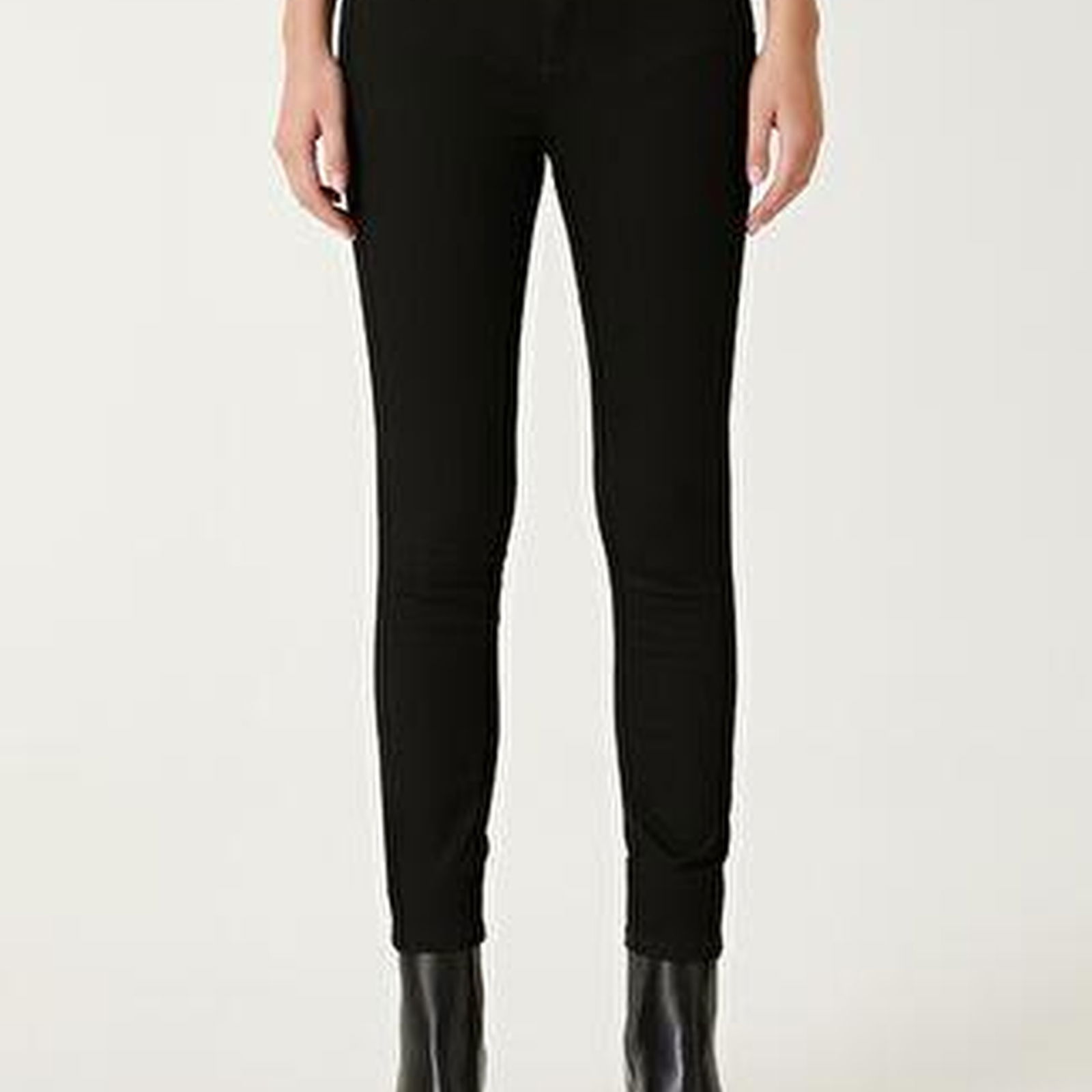 Siyah Skinny Organik Pamuk Jean Pantolon