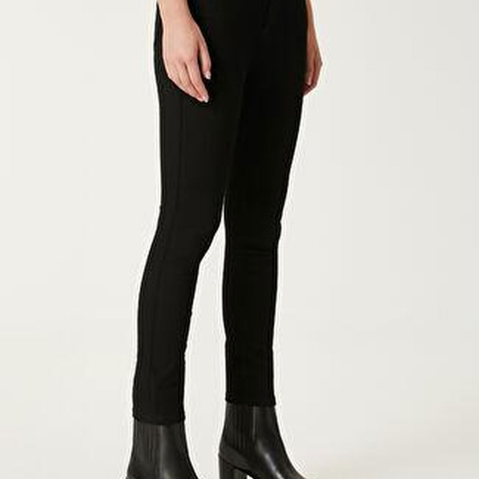 Siyah Skinny Organik Pamuk Jean Pantolon