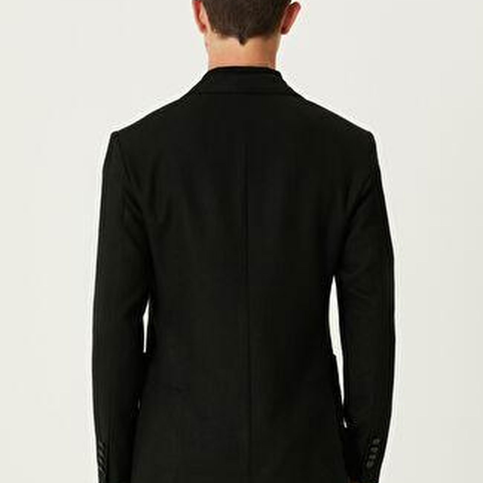 Siyah Yün Kaşe Blazer