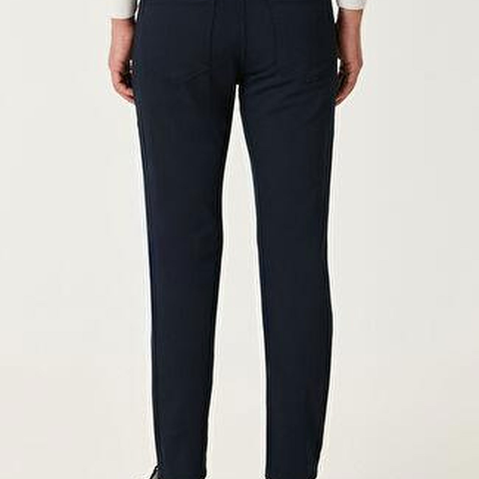 Slim Fit Lacivert Extra Stretch Non Denim Pantolon