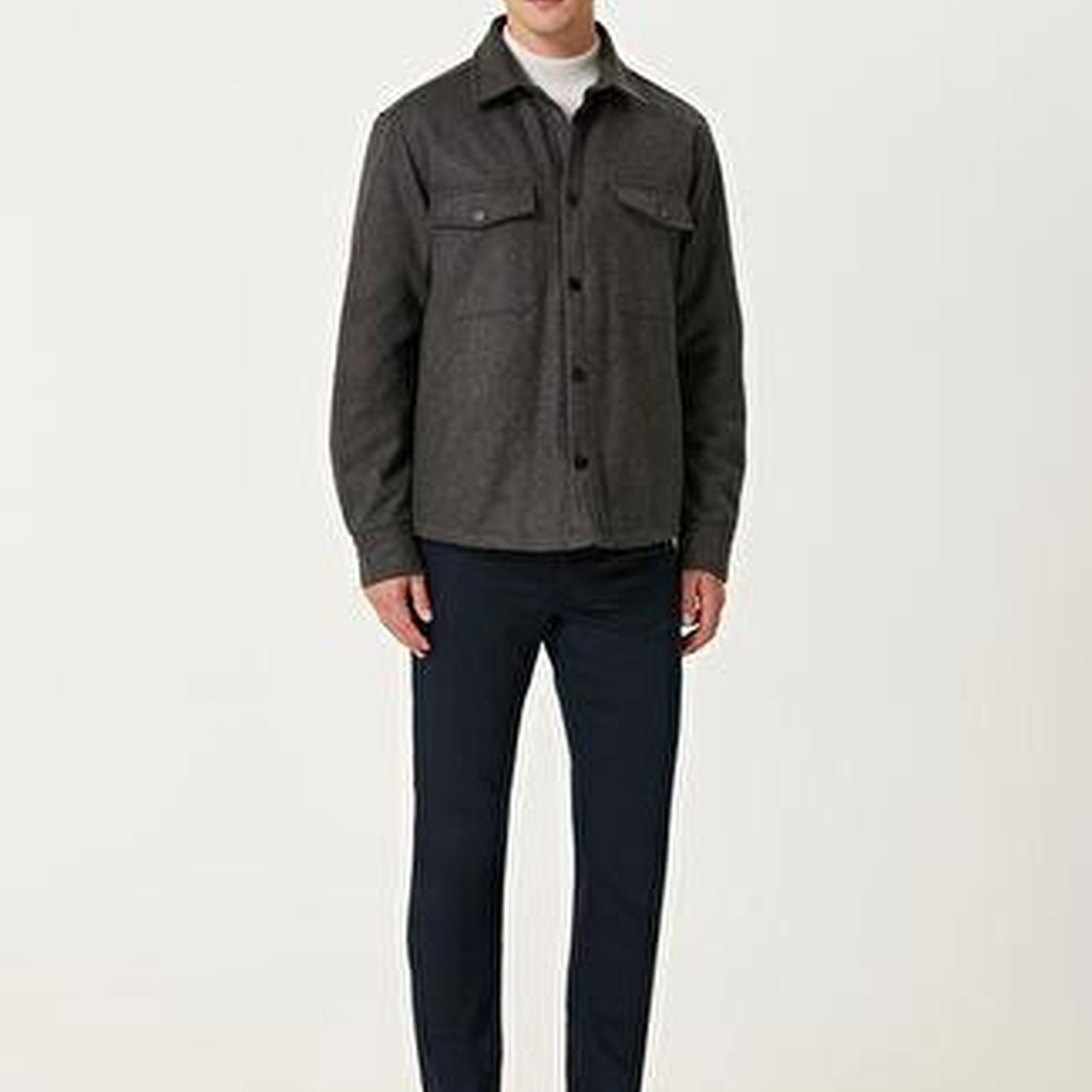 Slim Fit Lacivert Extra Stretch Non Denim Pantolon