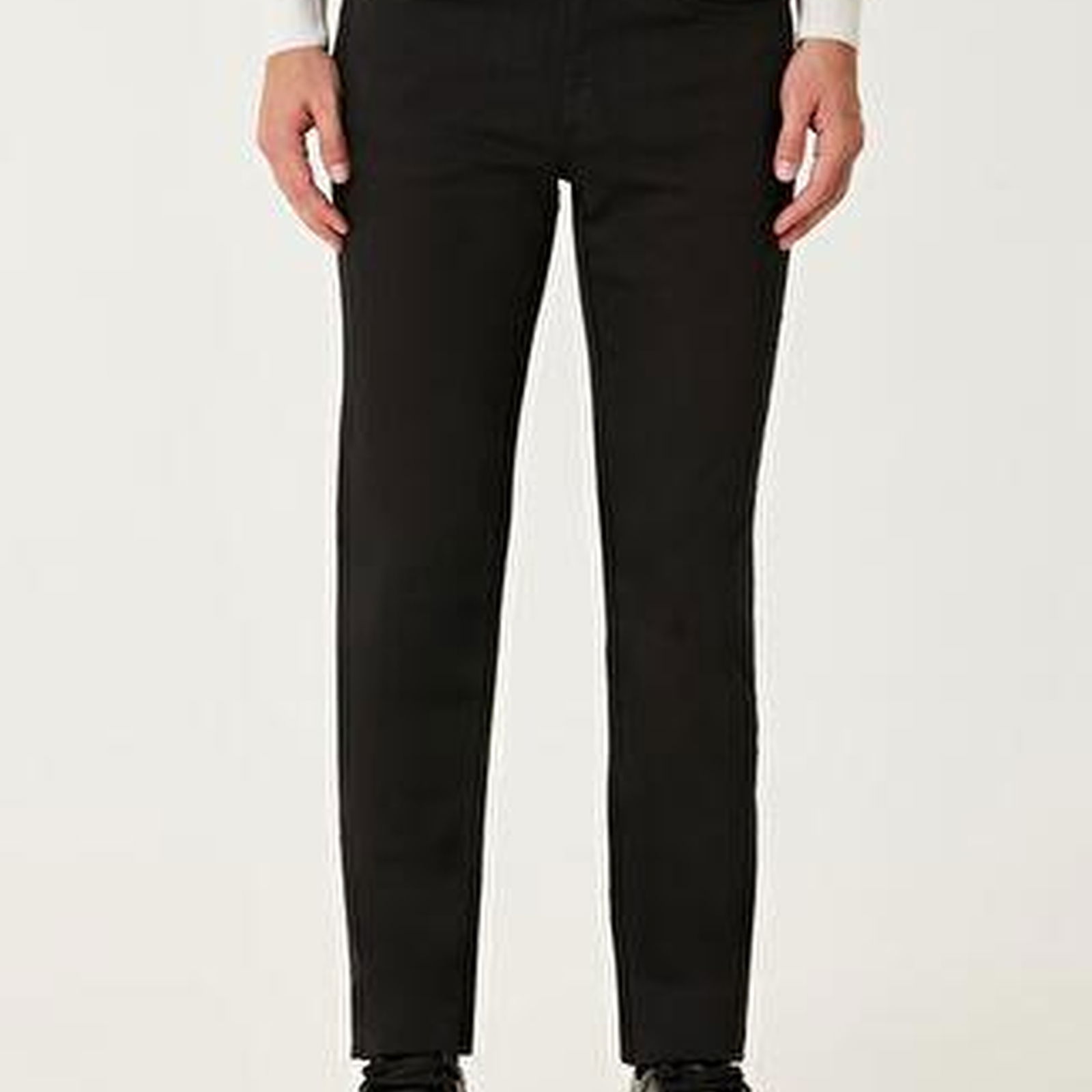 Slim Fit Siyah Extra Stretch Non Denim Pantolon