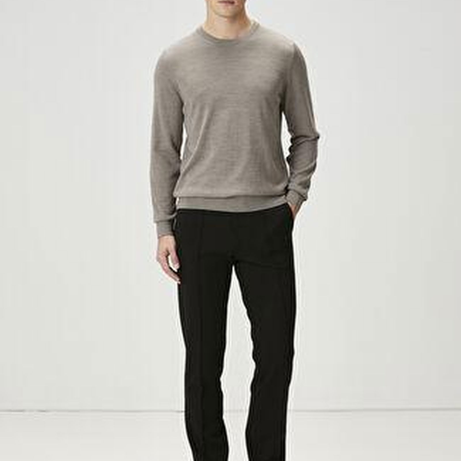 Siyah Örme Spor Pantolon