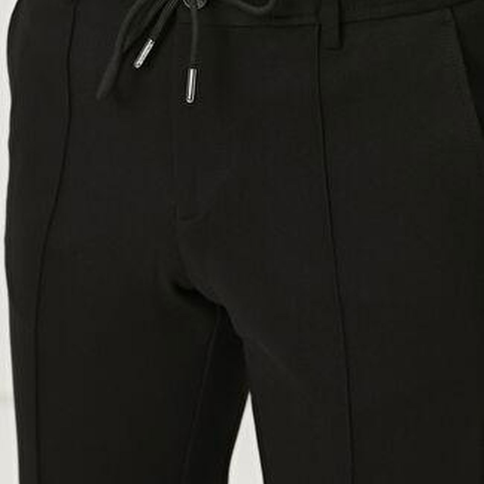 Siyah Örme Spor Pantolon