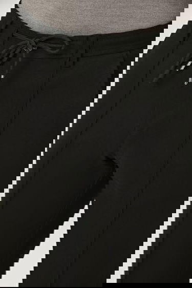  Siyah Örme Spor Pantolon