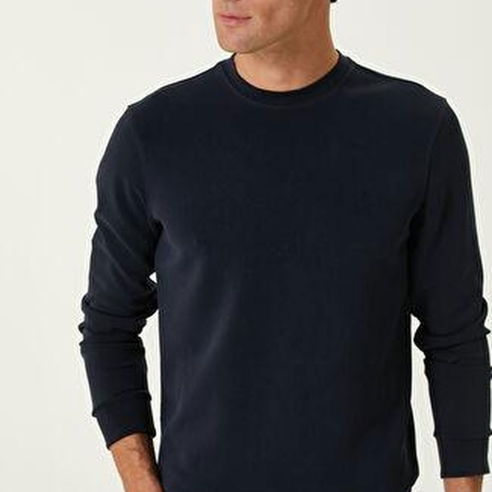 Lacivert Logo Detaylı Sweatshirt