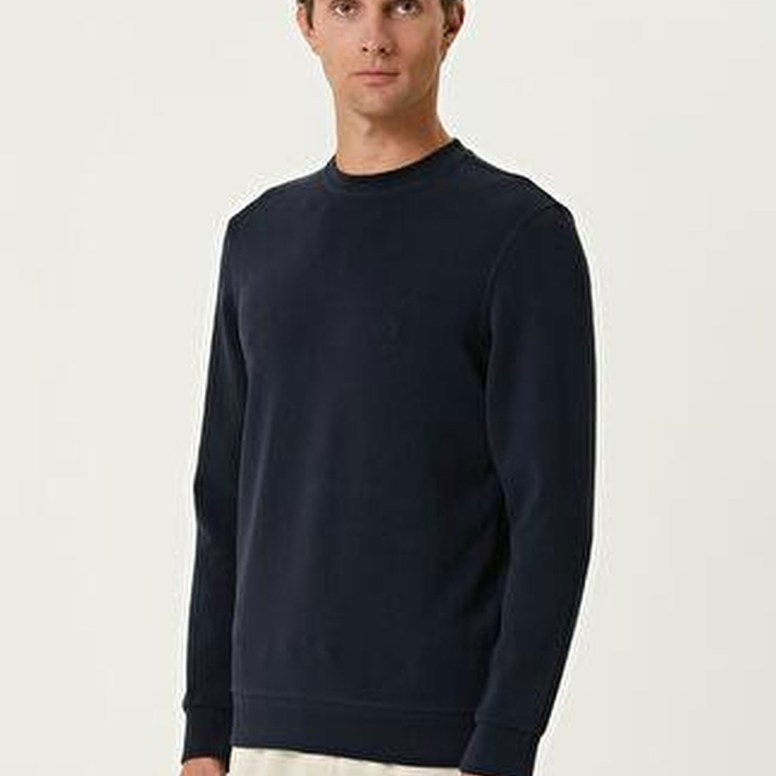 Lacivert Logo Detaylı Sweatshirt