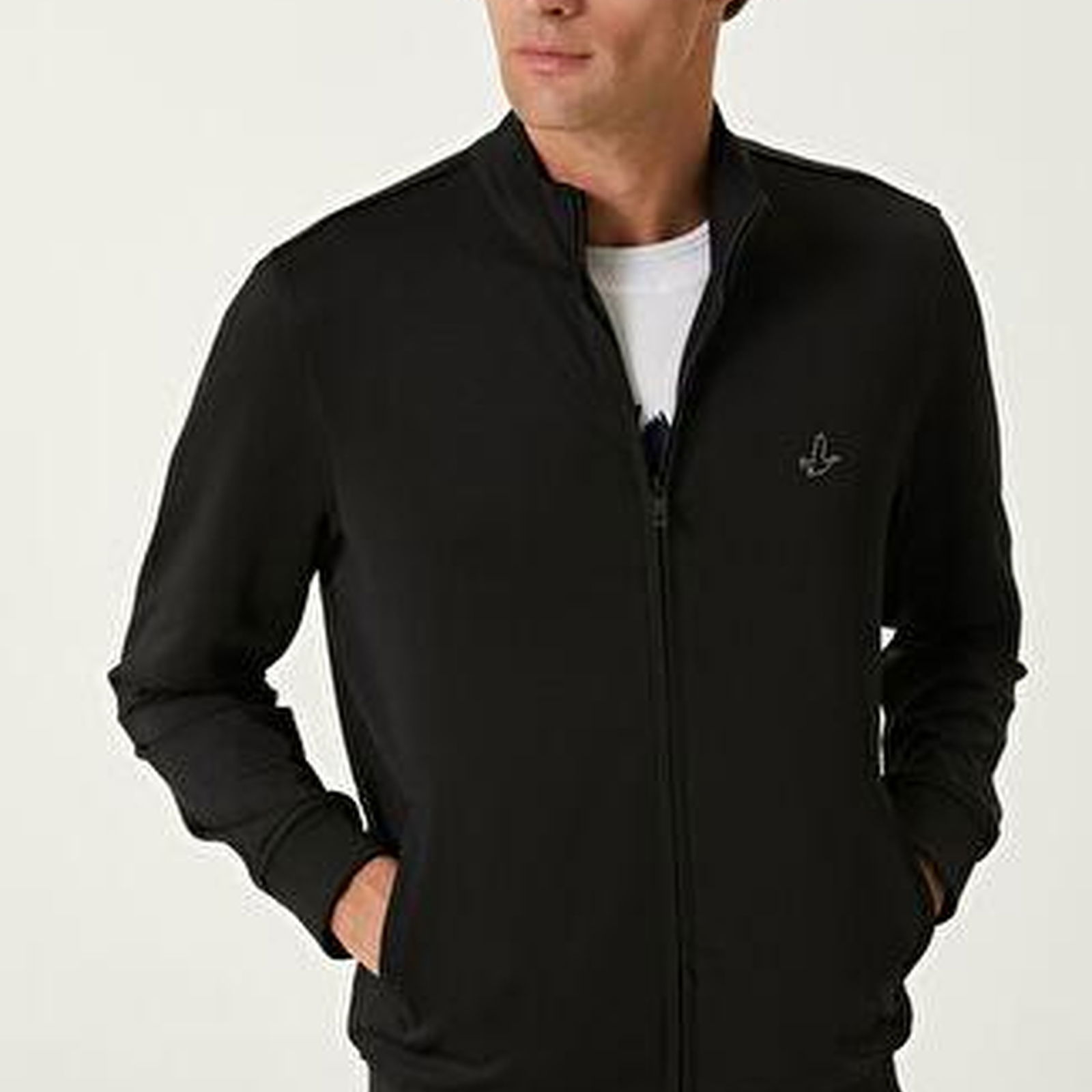 Siyah Logolu Sweatshirt