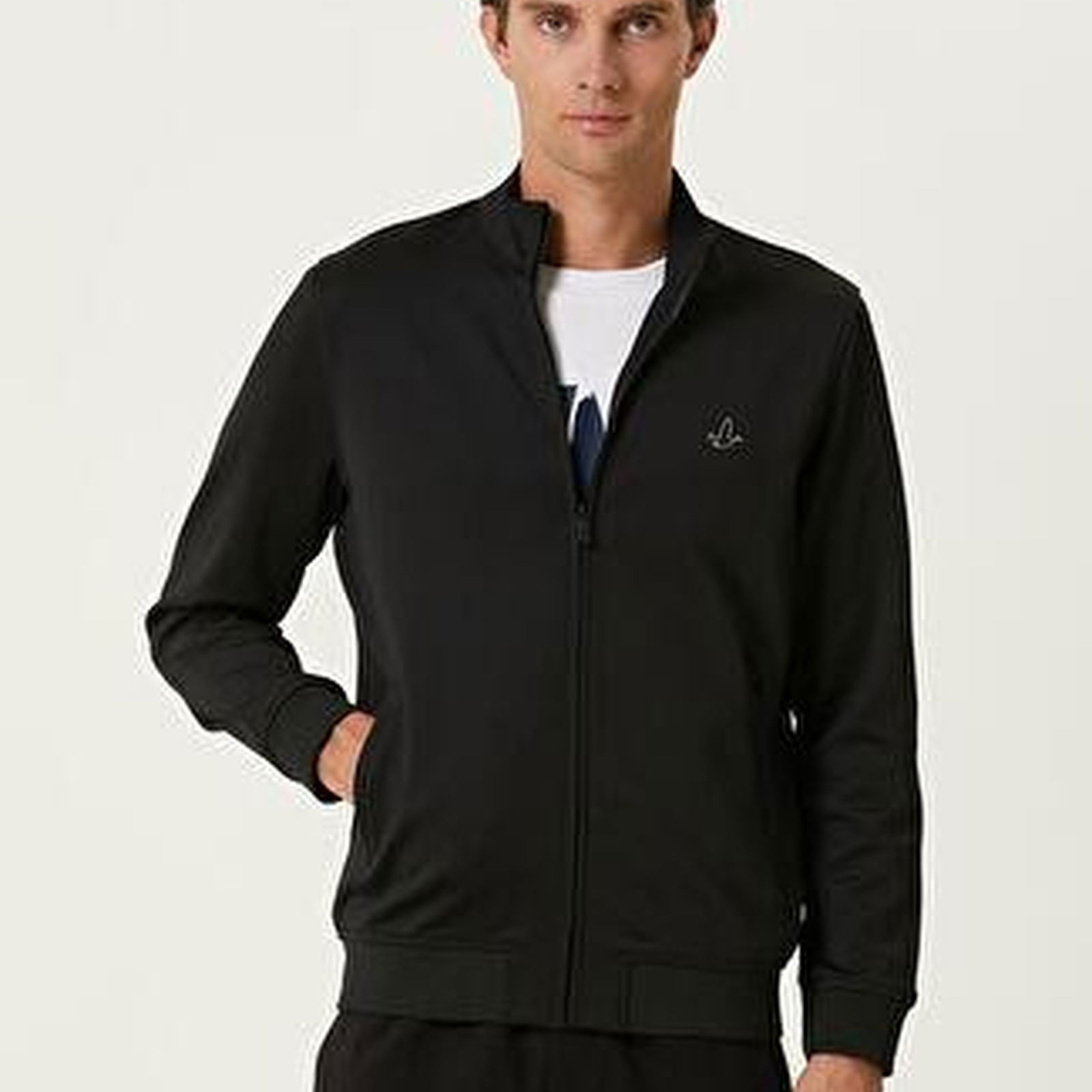 Siyah Logolu Sweatshirt