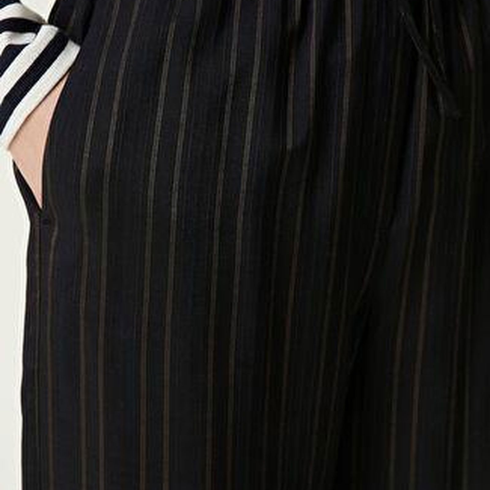 Lacivert Çizgili Pijama Pantolon