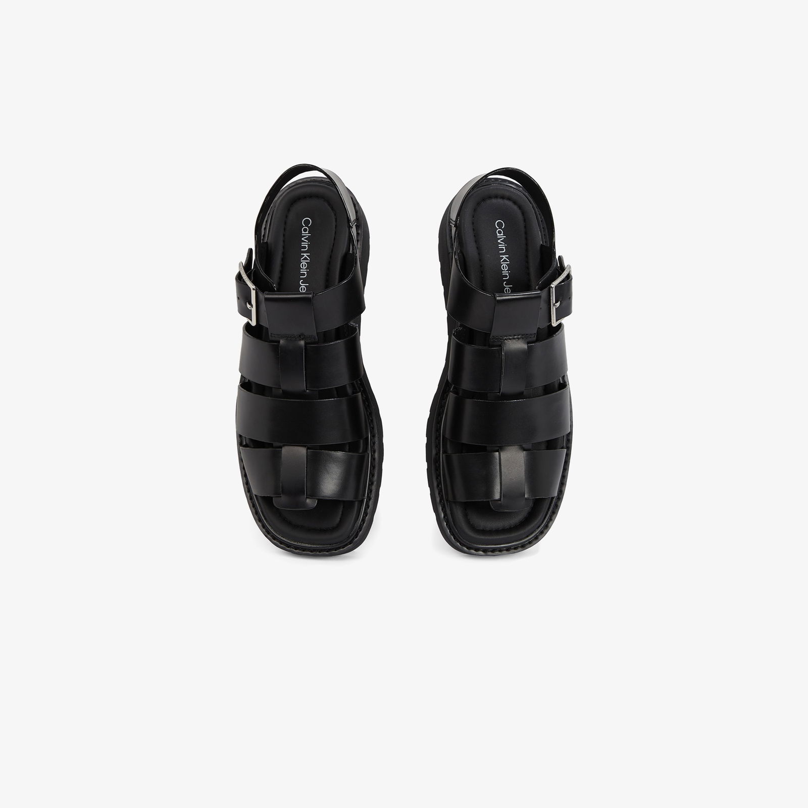 Calvin Klein Sq Molded Sdl Fisherman Mg Wn Kadın Siyah Sandalet