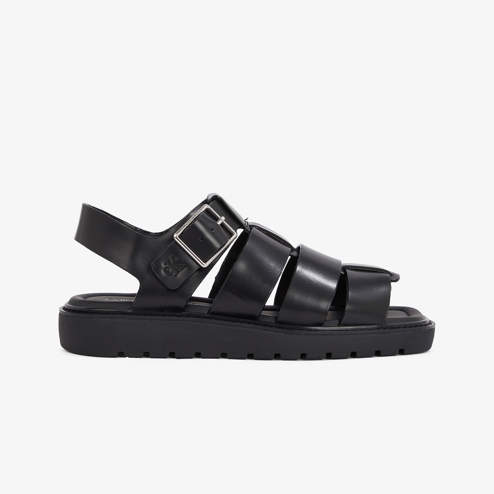Calvin Klein Sq Molded Sdl Fisherman Mg Wn Kadın Siyah Sandalet