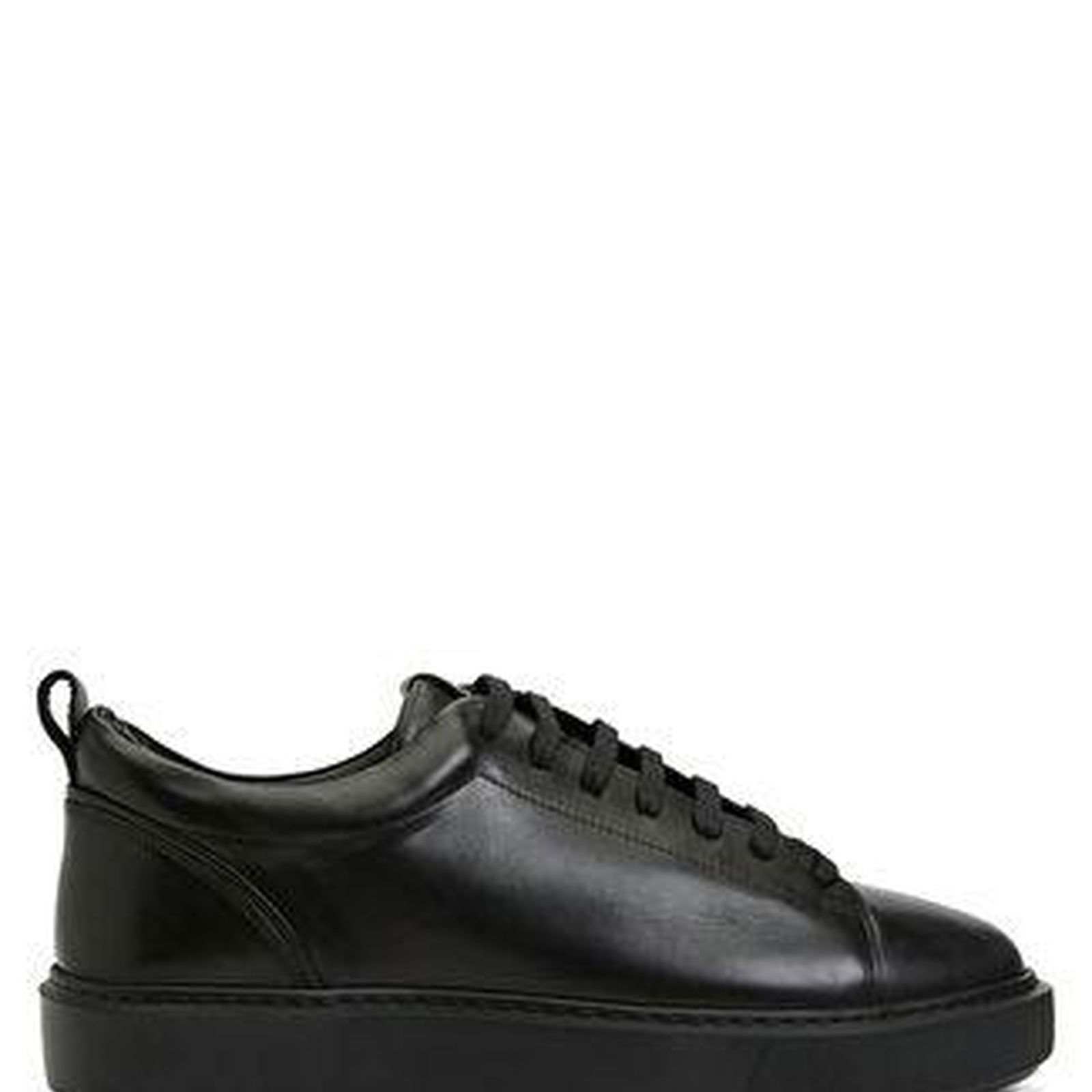 Siyah Erkek Deri Sneaker