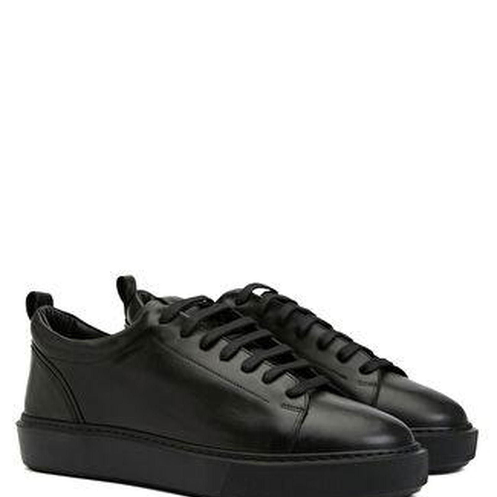 Siyah Erkek Deri Sneaker