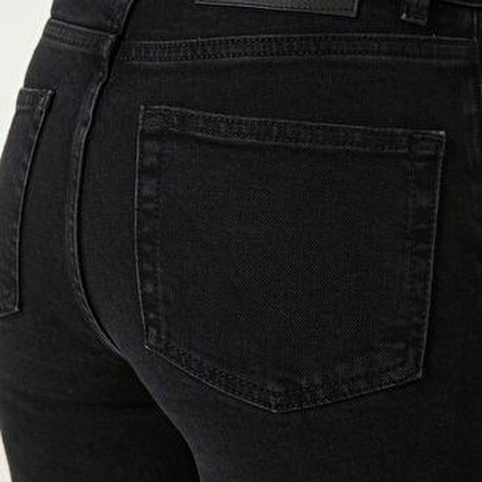 Slim Straight Fit Siyah Jean Pantolon