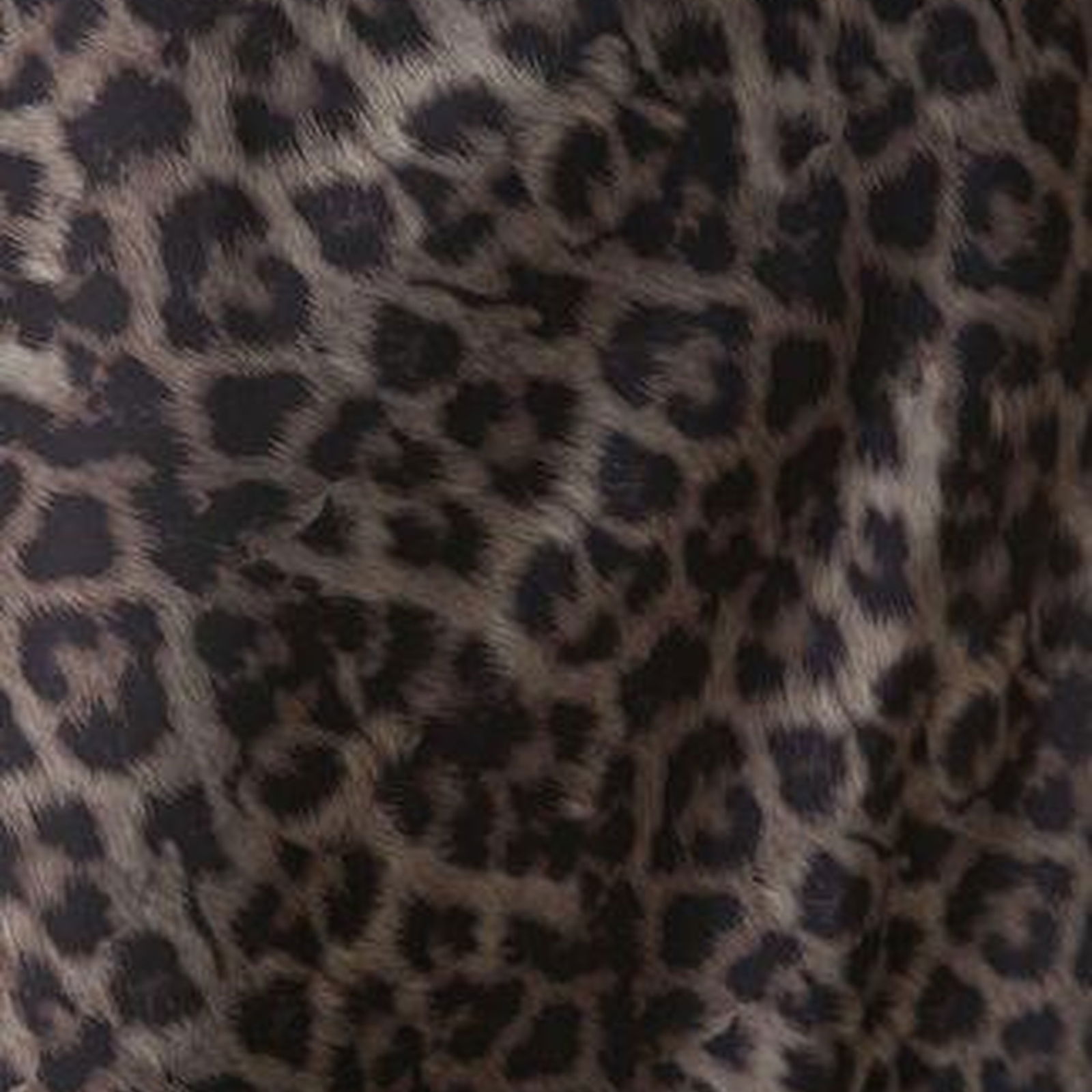 Leopar Desenli Midi Etek