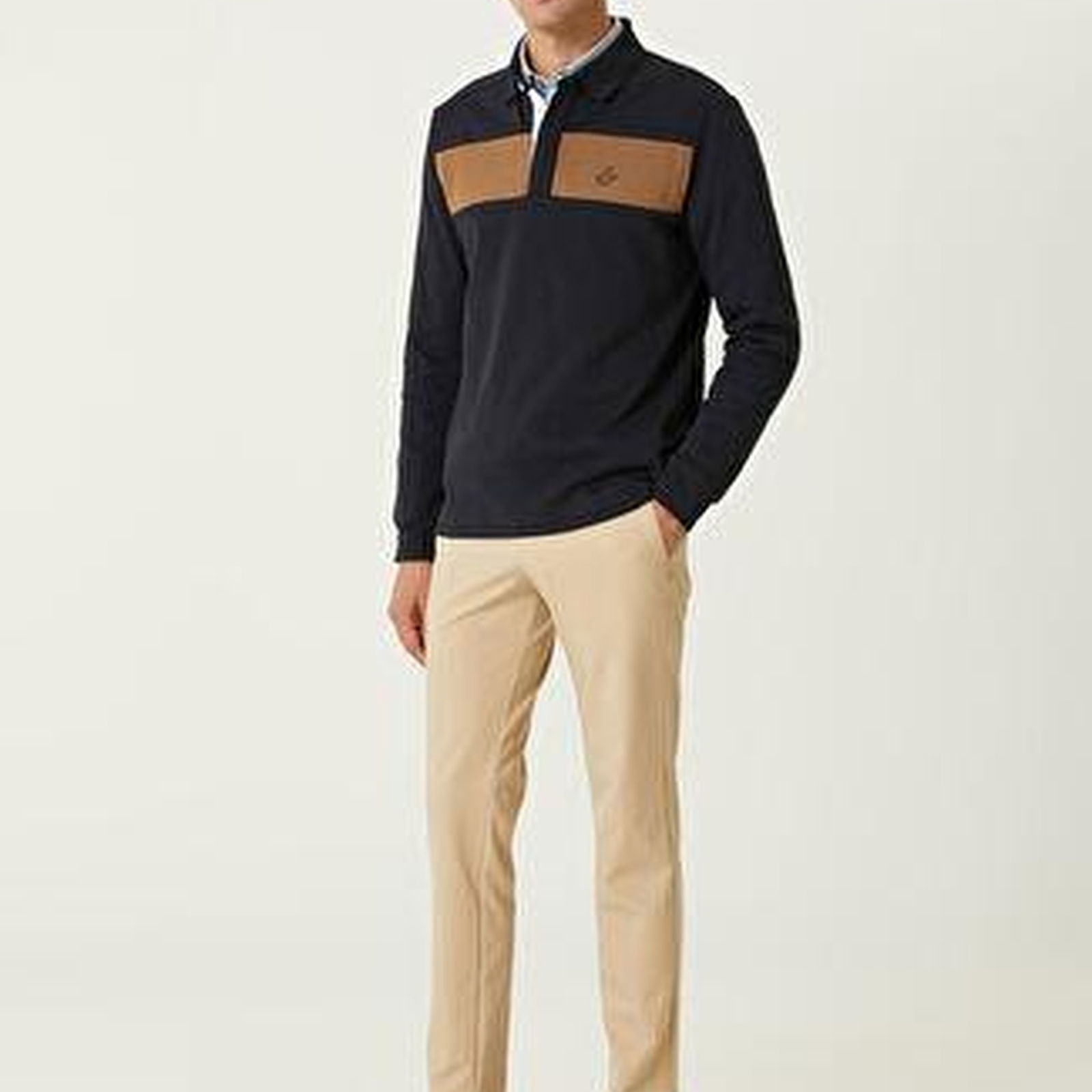 Comfort Fit Koyu Mavi Oxford Gömlek