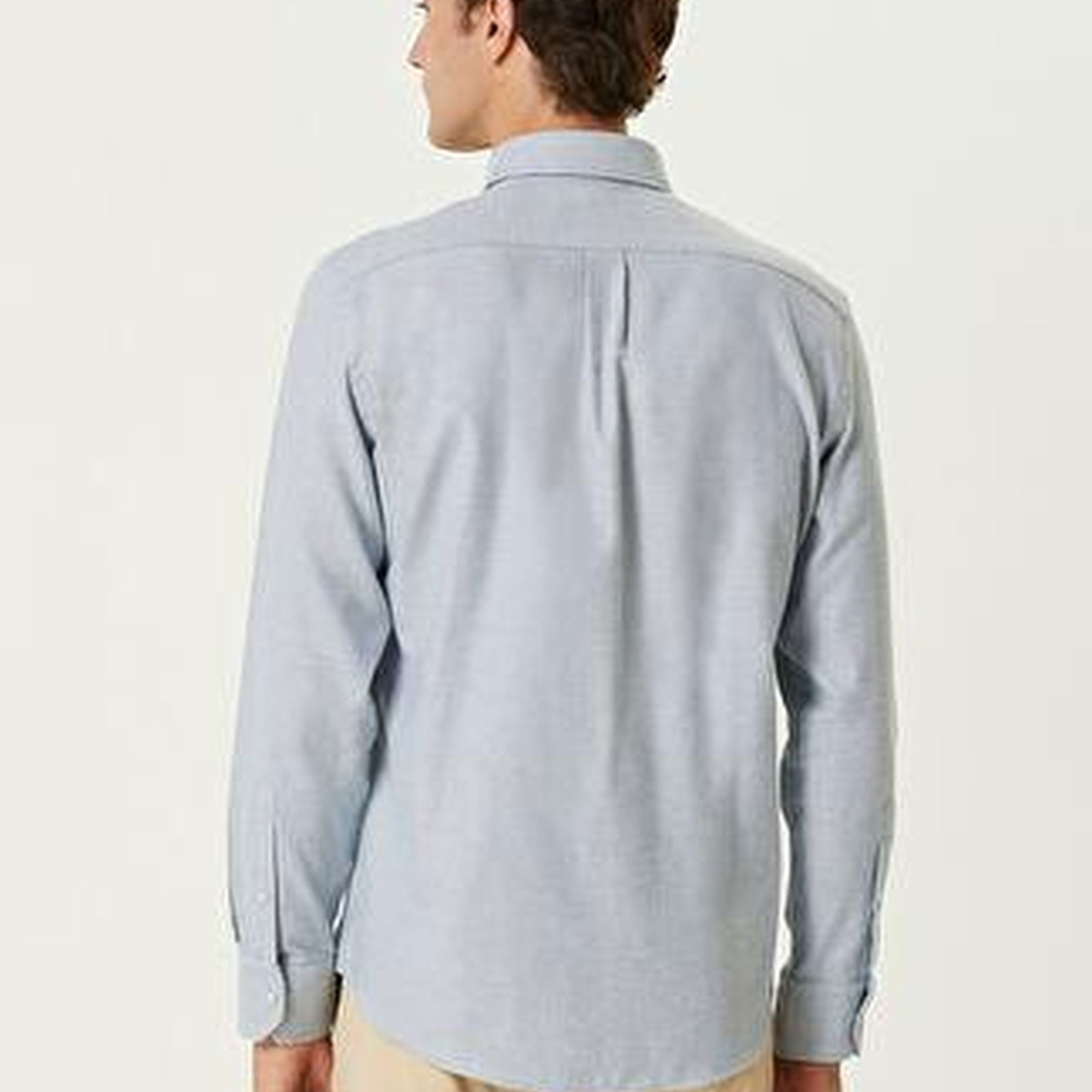 Comfort Fit Koyu Mavi Oxford Gömlek