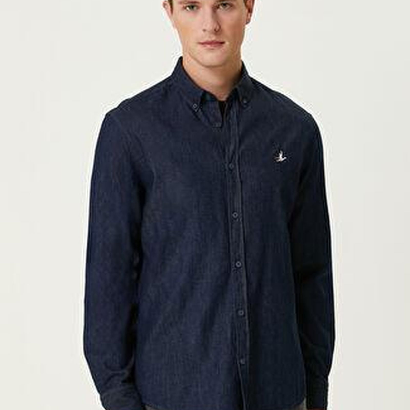 Lacivert Denim Gömlek